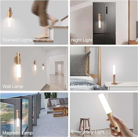 Led Wood Night Light