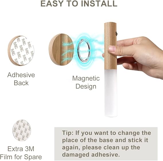 Led Wood Night Light