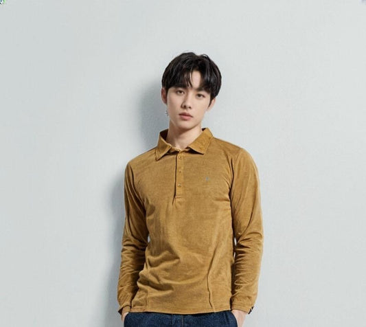 Single Men's Plain Polo Shirt - Polyester Fabric