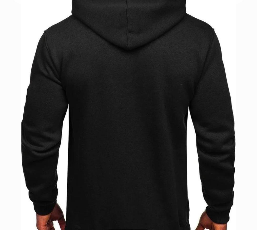Men's Plain Fleece Hoodie - Single Piece
