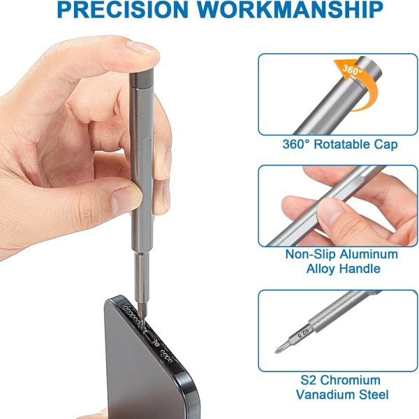 24 In 1 Precision Mini Magnetic Screwdriver Set, 24 In 1 Tool Kit