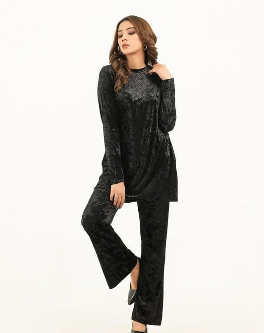 2 Pieces of Unstitched Velvet Suits for Women